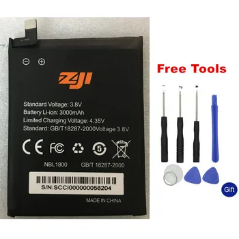 100% Нова Оригинална Батерия HOMTOM zoji Z7 3000 ма за смартфон HOMTOM zoji Z7 + Комплекти инструменти