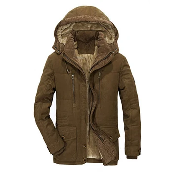 2022 Нова зимна утепленная дрехи с памучна подплата, мъжко Палто с качулка, модни и ежедневни ветровка, модерен пуховик, топло