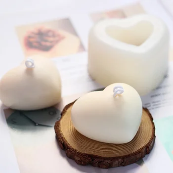 3D Сърцето си за Любовта Силиконова Форма Ароматна Мазилка Свещ Мухъл САМ Десерт, Мус, Сладкиши и Захарни Изделия Бонбони Шоколадови Форми на Украса за Торта