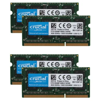 4 GB/8 GB PC3/PC3L-12800/10600/14900 DDR3/DDR3L 1333 Mhz/1600 Mhz/1866 Mhz 204pin 1,5/1,35 В sodimm памет Оперативна памет на Лаптопа