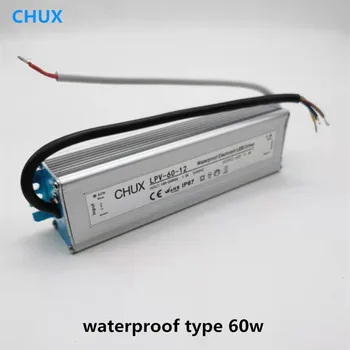 CHUX 60W Импулсно Захранване 12V 24v 48V 15V Led Водоустойчива тип LPV50W Китай Производство Led Драйвер Имейл Клиенти Лампа