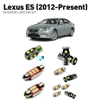 Led вътрешни светлини За Lexus es 2012 + 12 бр. Led Светлини За Автомобили с комплект за осветление на автомобилни лампи Canbus