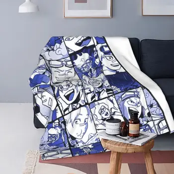 Oboro Shirakumo Колаж Decken Boku Keine Mein Hero Wissenschaft Akademie Аниме Flanell Atmungsaktive Decke für Bett Sofa Dekora