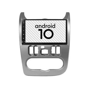 Авто Android 10 gps 2.5 D взривозащитен екран за renault logan sandero на dacia logan duster радио Bluetooth Интернет-навигация