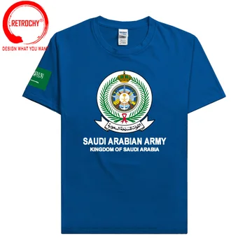 Армията на Саудитска Арабия Саудитска Арабия SA SAU Тениска Мъжки Блузи С Къс Ръкав Облекло Държава Тактическа Военна Hoody Спортна Тениска