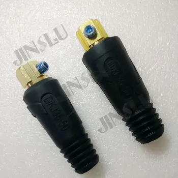 Безплатна доставка Cable конектори и съединители DKJ35-50 и розетка за кабелна EDKL35-50 за заваръчни апарати