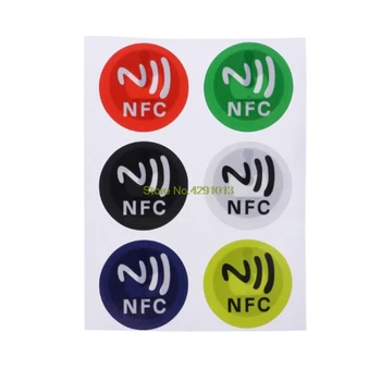 Водоустойчив PET Материал NFC Етикети Smart Лепило Ntag213 Тагове За Всички Телефони на Директна Доставка, Поддръжка