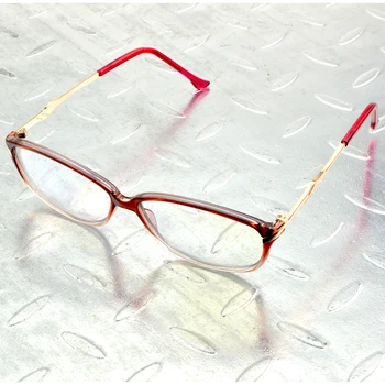 Лещи с градиентным Червен просветлена Ръчно изработени, Кръгли Прогресивно Слънчеви очила за четене от + 0,75 до + 4 виж Наблизо и далеч