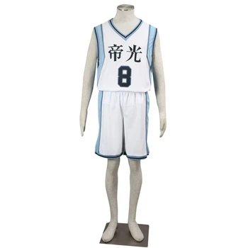 Лидер в Продажбите на Японския Аниме Kuroko no Basket Kise Ryota TEIKO № 8 Номер 8 баскетболни потници Костюми За Cosplay За Деца и Възрастни