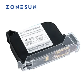Мастилницата ZONESUN За Принтер, Чернильная Кутия За Преносим Предсказуем мастилено-струен Принтер С QR-код USB, Машина За Кодиране