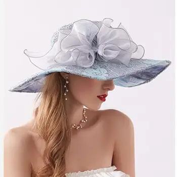 сватбена шапка уводна част mariage femme дантелени шапки-фацинаторы син цвят за жени елегантна сватбена шапка на сватбени аксесоари 2020