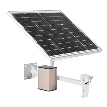 Система на инсталация за слънчева енергия 100W 80W 60W с литиевым контролер на Датчиците и монтиране на стена