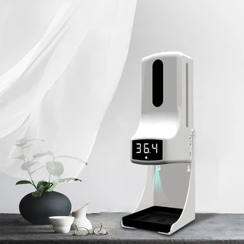 Стенен термометър K9 Pro с дозатор за сапун, с аларма, подходящи за използване в офиси, домашни училища и общности